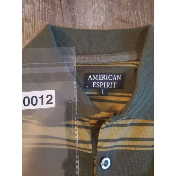 American Espirit Polo Men's Size Large Green Golf/Casual/Business shirt - Picture 3 of 3